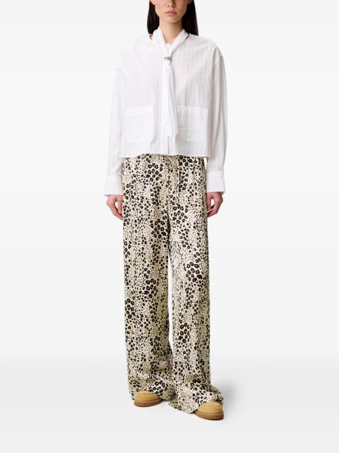 Claudie Pierlot bow-detail pocket shirt - White - zdjęcie produktu nr 2