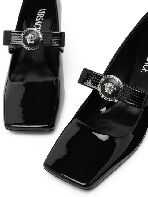 Versace 55mm Gianni Ribbon pumps - Black