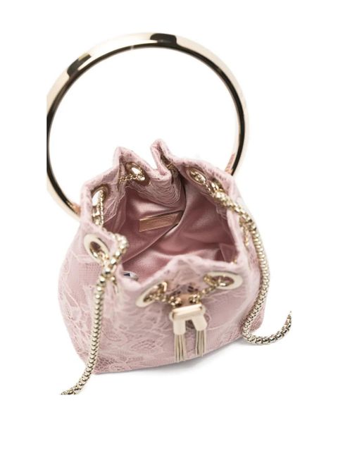 Jimmy Choo micro Bon Bon bucket bag - Pink