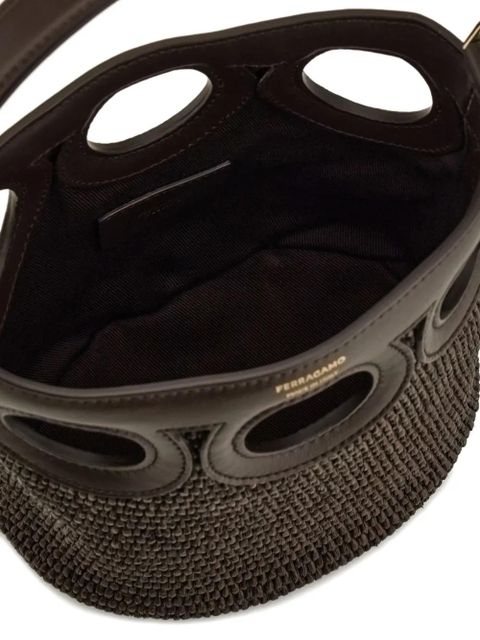 Ferragamo Gancini bucket bag - Brown - zdjęcie produktu nr 2