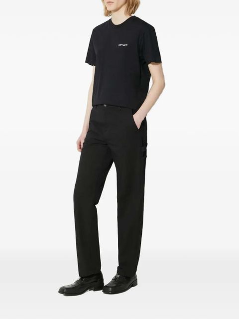 Carhartt WIP logo-patch trousers - Black - zdjęcie produktu nr 2