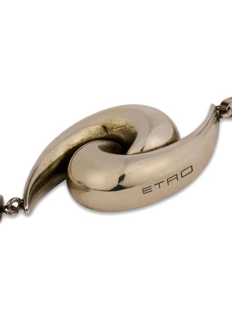 ETRO swirl choker necklace - Silver