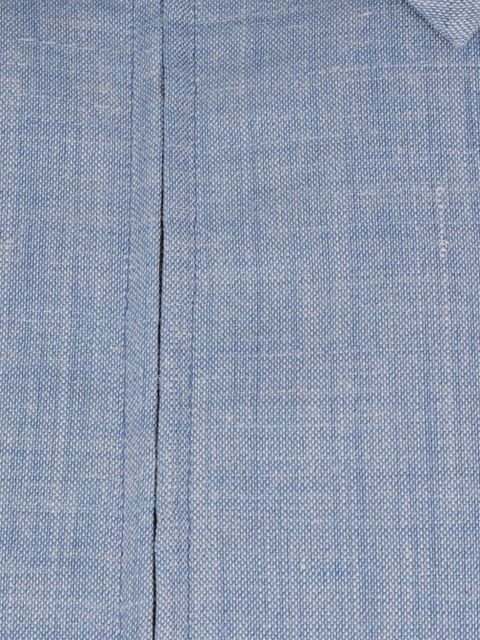 Ferragamo zip-up shirt jacket - Blue