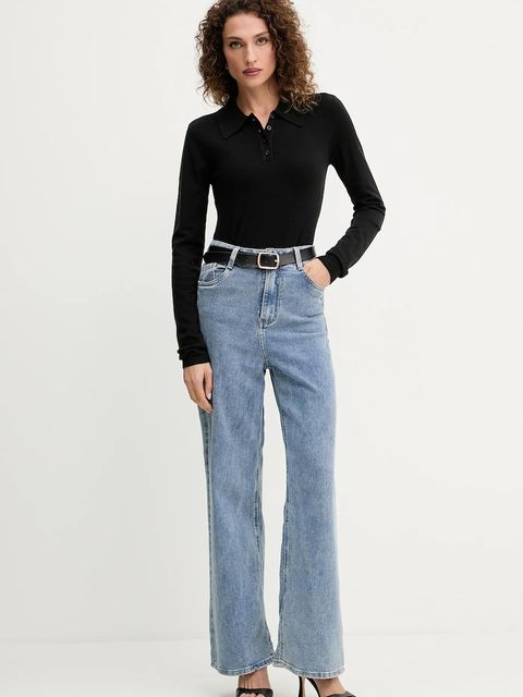 Silvian Heach sweter BUCERS damski kolor czarny lekki GPA25555PO