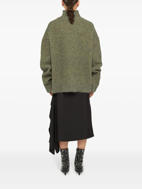 Jil Sander high-neck jumper - Grey