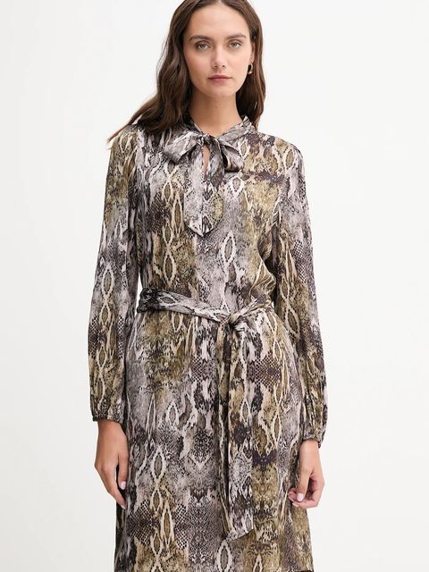 Marc Aurel sukienka kolor zielony mini rozkloszowana 6570-1000-24809 - zdjęcie produktu nr 1