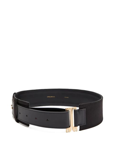 Victoria Beckham logo-buckle belt - Black - zdjęcie produktu nr 1