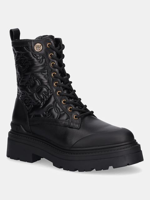 Pinko workery Mia 25 damskie kolor czarny na platformie SD0401T047Z99 - zdjęcie produktu nr 1