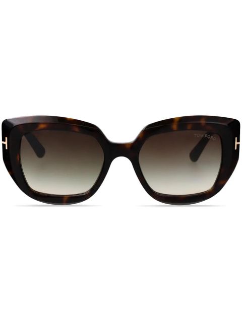 TOM FORD Eyewear square-frame sunglasses - Brown - zdjęcie produktu nr 1