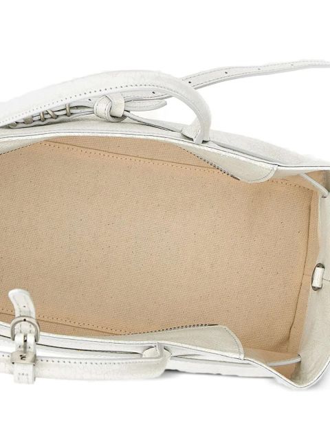 Marge Sherwood Grandma Used cracked effect tote bag - White