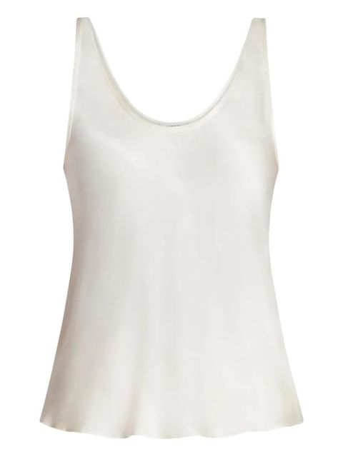 ANINE BING scoop-neck top - White - zdjęcie produktu nr 1