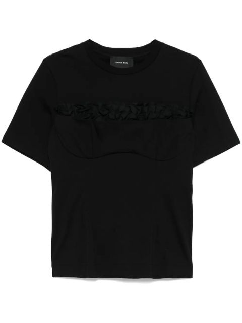 Simone Rocha Balconette T-shirt - Black - zdjęcie produktu nr 1