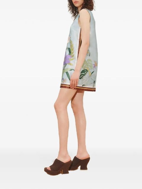 ALEMAIS Alfie floral-print mini dress - Blue - zdjęcie produktu nr 2