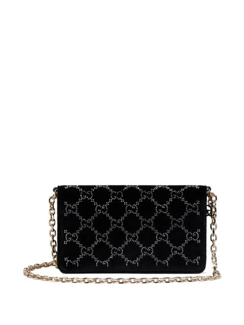 Gucci embellished chain cross body bag - Black - zdjęcie produktu nr 1