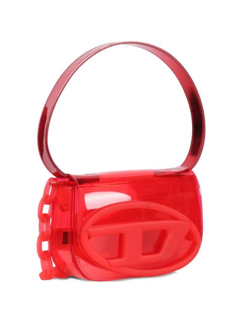 Diesel 1dr logo-plaque shoulder bag - Red