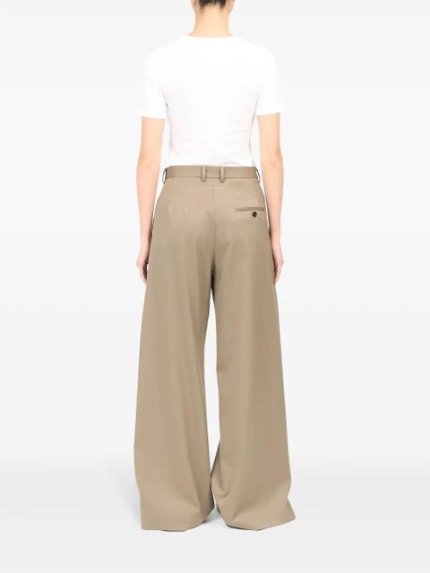 MM6 Maison Margiela tailored wide-leg trousers - Neutrals