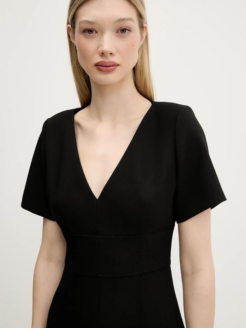 HUGO sukienka kolor czarny mini prosta 50542656 - zdjęcie produktu nr 2