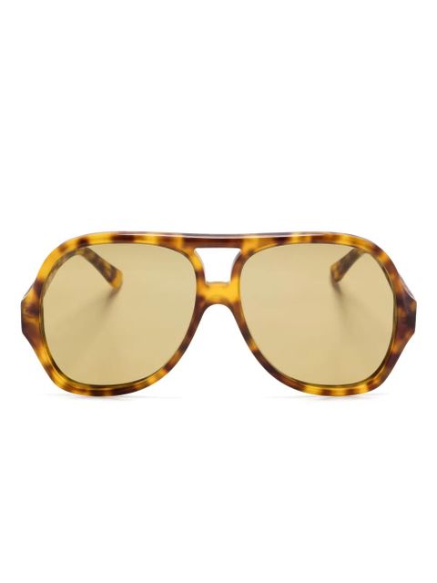 Chloé Eyewear Salomé sunglasses - Yellow - zdjęcie produktu nr 1