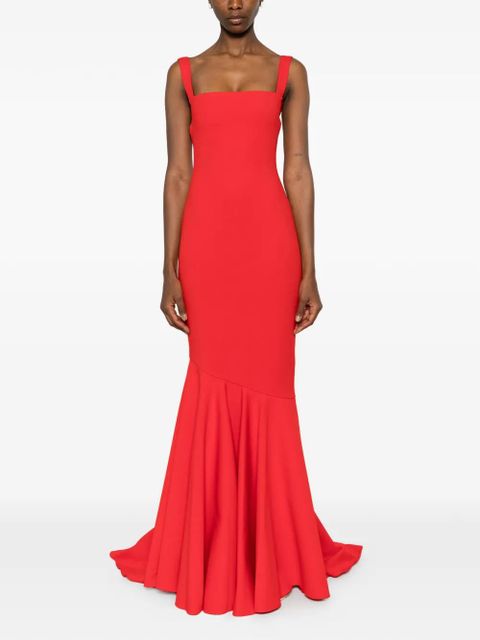 Solace London Lottie maxi dress - Red