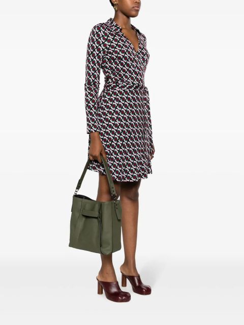 Longchamp medium 3D leather shouder bag - Green