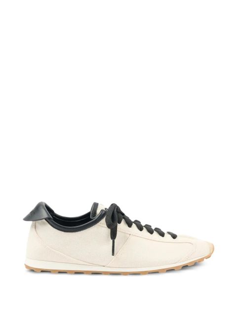 Jacquemus lace-up leather sneakers - Neutrals - zdjęcie produktu nr 1