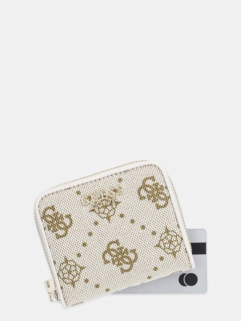 Guess portfel NEDA damski kolor beżowy SWCP96 54137