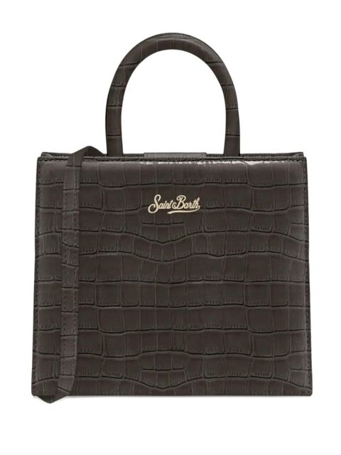 MC2 Saint Barth medium croco-printed tote bag - Brown - zdjęcie produktu nr 1