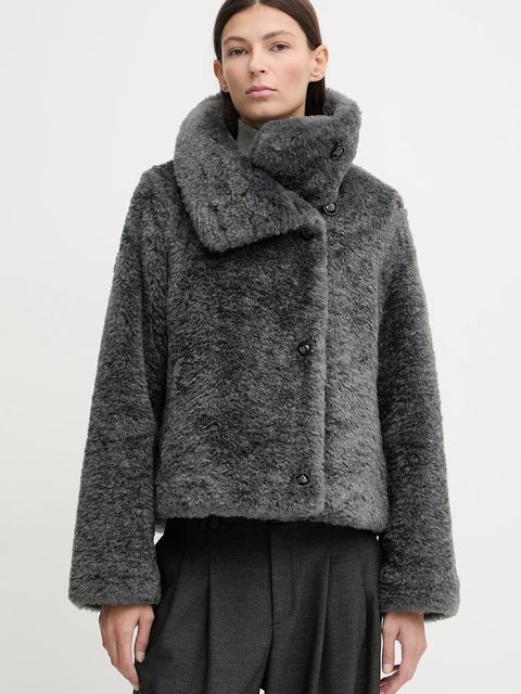 Marc O'Polo płaszcz kolor szary 510607870241 - zdjęcie produktu nr 1