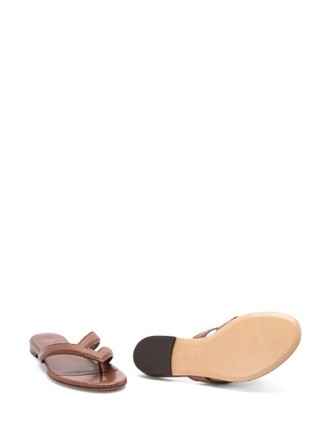 FENDI Fling flat sandals - Brown