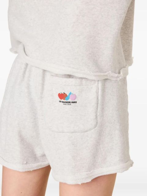 American Vintage Atubay elasticaed waistband short - Grey