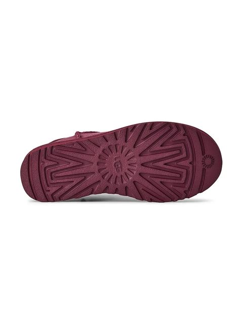 UGG śniegowce zamszowe Classic Ultra Mini kolor różowy 1116109.BNTM