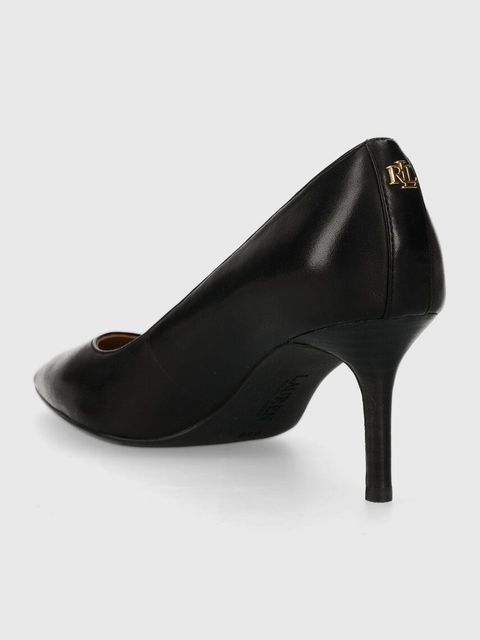 Lauren Ralph Lauren szpilki skórzane Lanette kolor czarny 802940602001 - zdjęcie produktu nr 2
