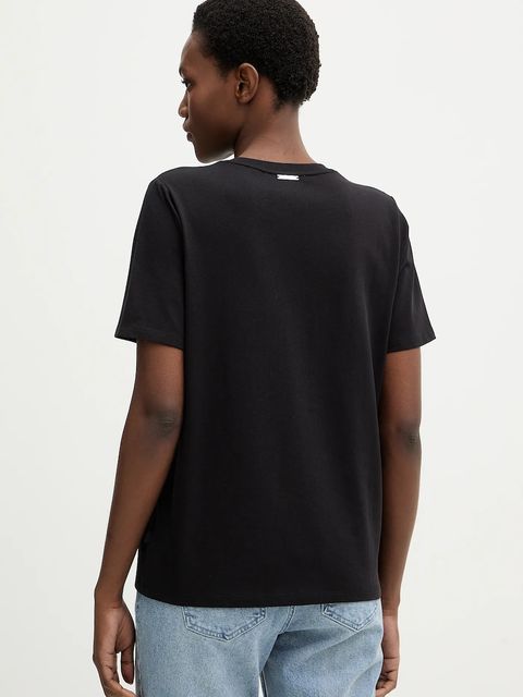 MICHAEL Michael Kors t-shirt bawełniany damski kolor czarny MR651QP97J