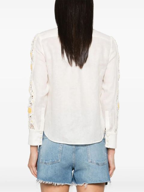 ZIMMERMANN Everley shirt - White