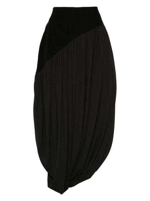 Ferragamo satin midi skirt - Brown - zdjęcie produktu nr 1