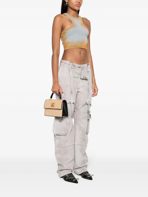 Off-White Jitney 1.4 raffia tote bag - Neutrals - zdjęcie produktu nr 2