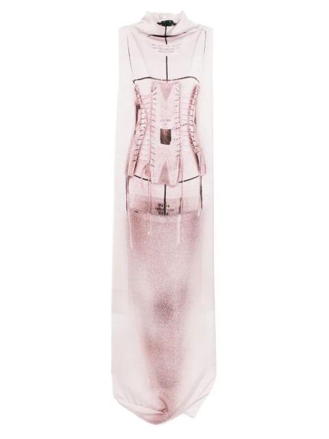 Jean Paul Gaultier maxi bustier-print dress - White - zdjęcie produktu nr 1
