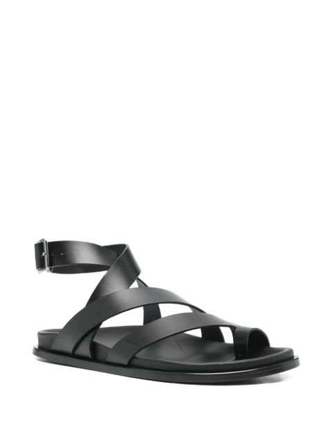 ALOHAS Tide toe strap sandals - Black