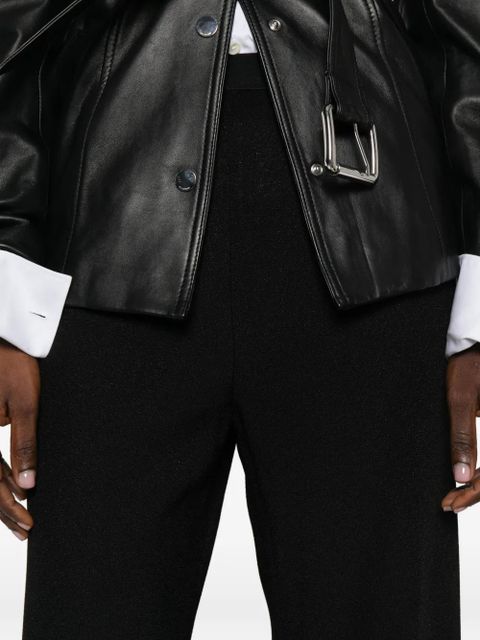 WARDROBE.NYC elasticated palazzo pants - Black