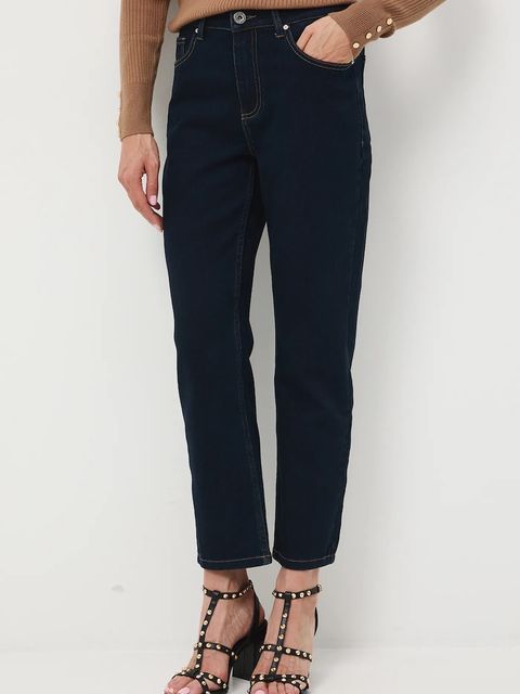 Medicine jeansy damskie kolor granatowy