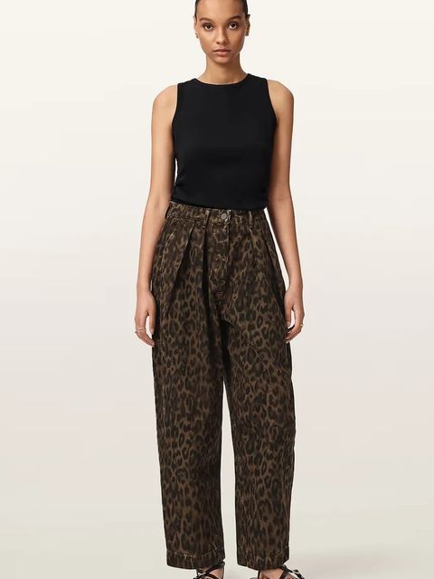 AllSaints jeansy barrel damskie - zdjęcie produktu nr 1