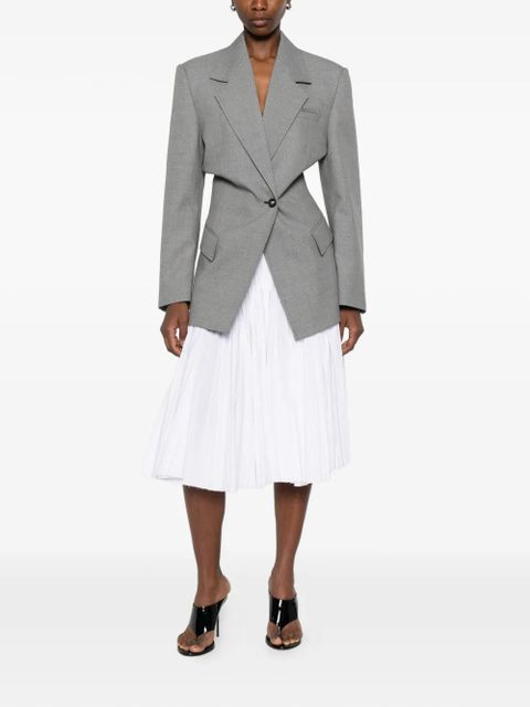 The Attico single-breasted blazer - Black - zdjęcie produktu nr 2