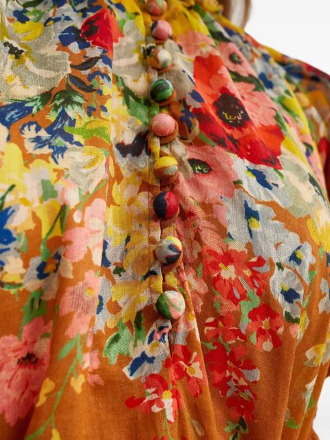 ZIMMERMANN Alight Swing midi dress - Brown