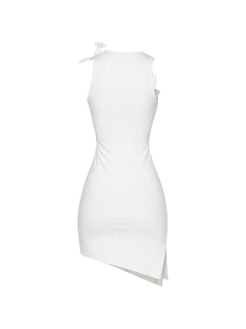 Coperni asymmetric flower mini dress - White - zdjęcie produktu nr 2