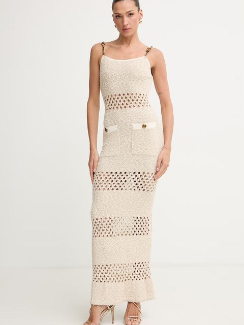 Elisabetta Franchi sukienka z bawełną - zdjęcie produktu nr 1