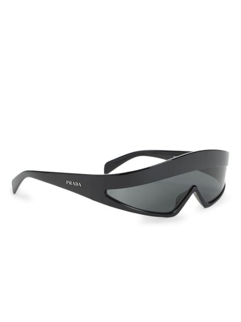 Prada Eyewear shield-frame sunglasses - Black - zdjęcie produktu nr 2