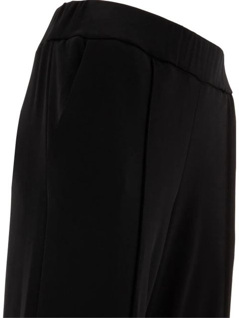 Jil Sander elasticated-waist wide-leg trousers - Black