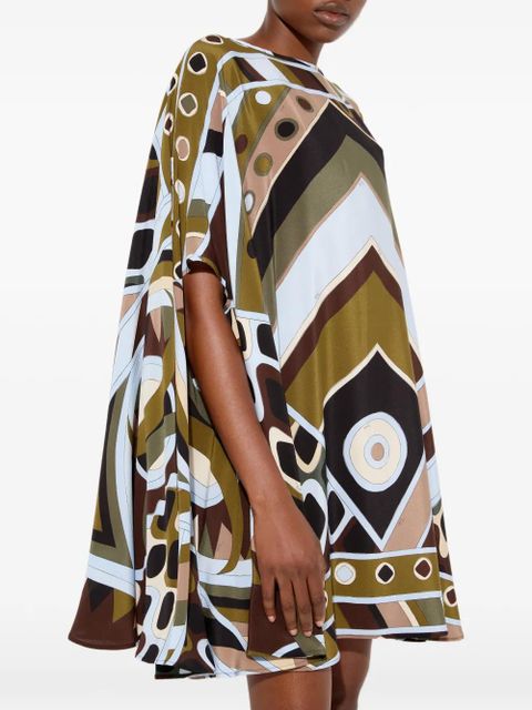 PUCCI Vivara-print silk kaftan - Green