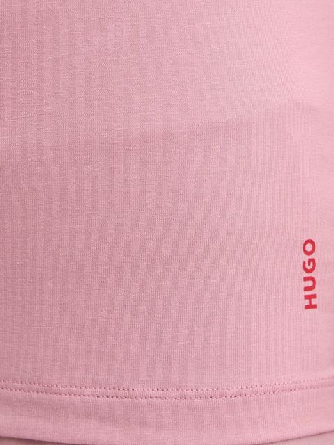 HUGO t-shirt 2-pack damski kolor różowy 50545688