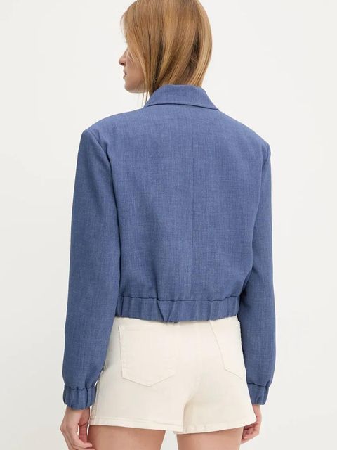 Answear.LAB kurtka kolor niebieski przejściowa